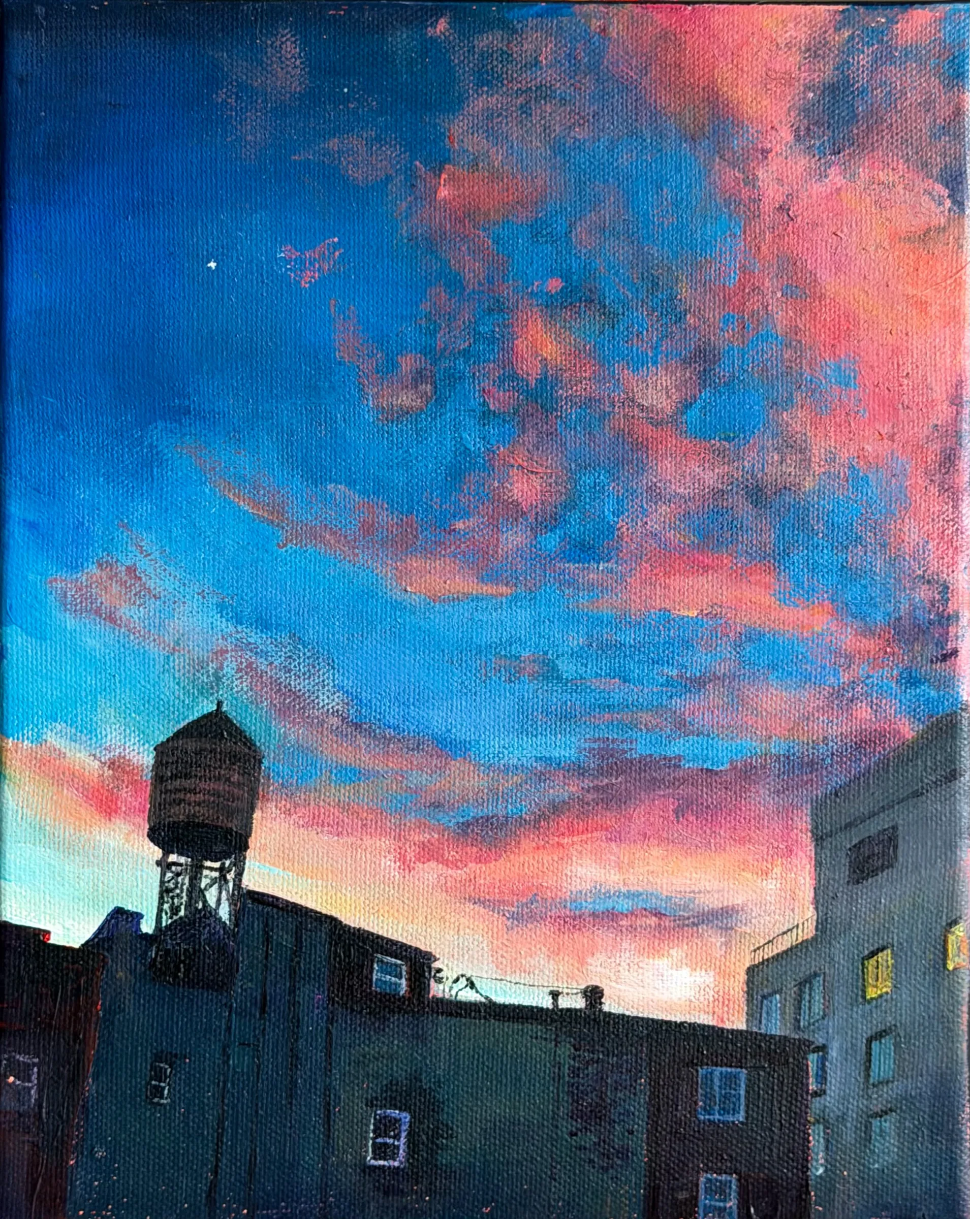 Last Day of Summer — Acrylic on canvas by Katya Studenaya